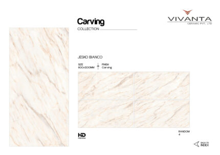 CARVING COLLECTION | 600X1200 MM JENSKO BIANKO 4